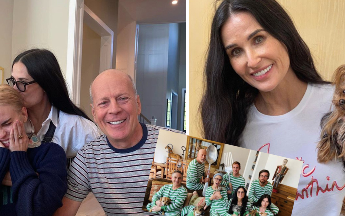 Tego jeszcze nie było! Demi Moore spędza kwarantanne z byłym mężem Brucem Willisem