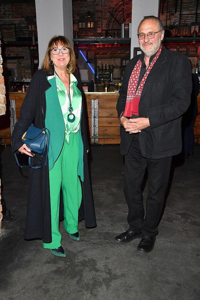 Iwona Lewandowska z partnerem, fot. KAPiF