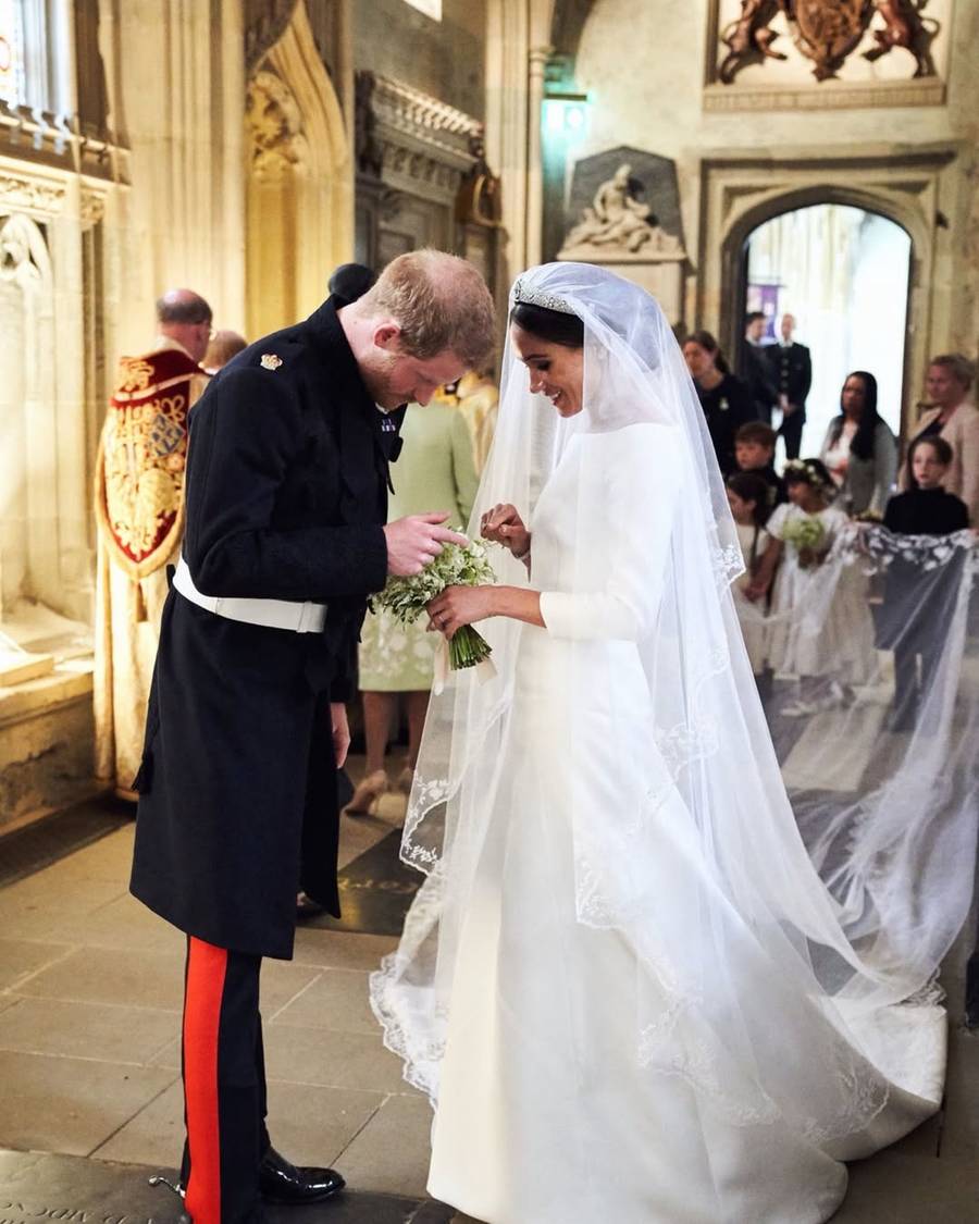 Meghan i Harry opublikowali nieznane zdjęcia ze ślubu, fot. Instagram