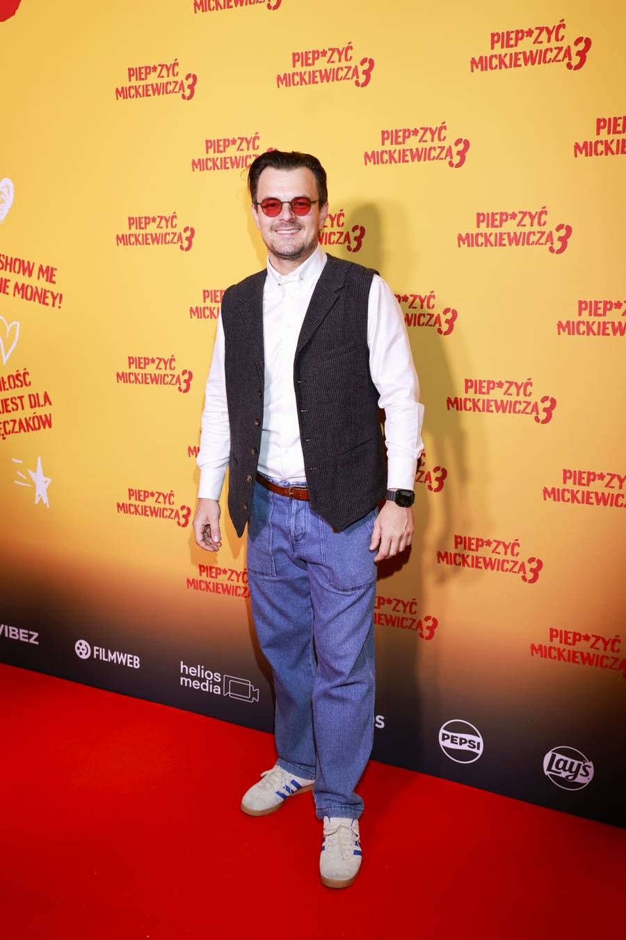 Dawid Ogrodnik na premierze "Piep*zyć Mickiewicza 3", fot. AKPA