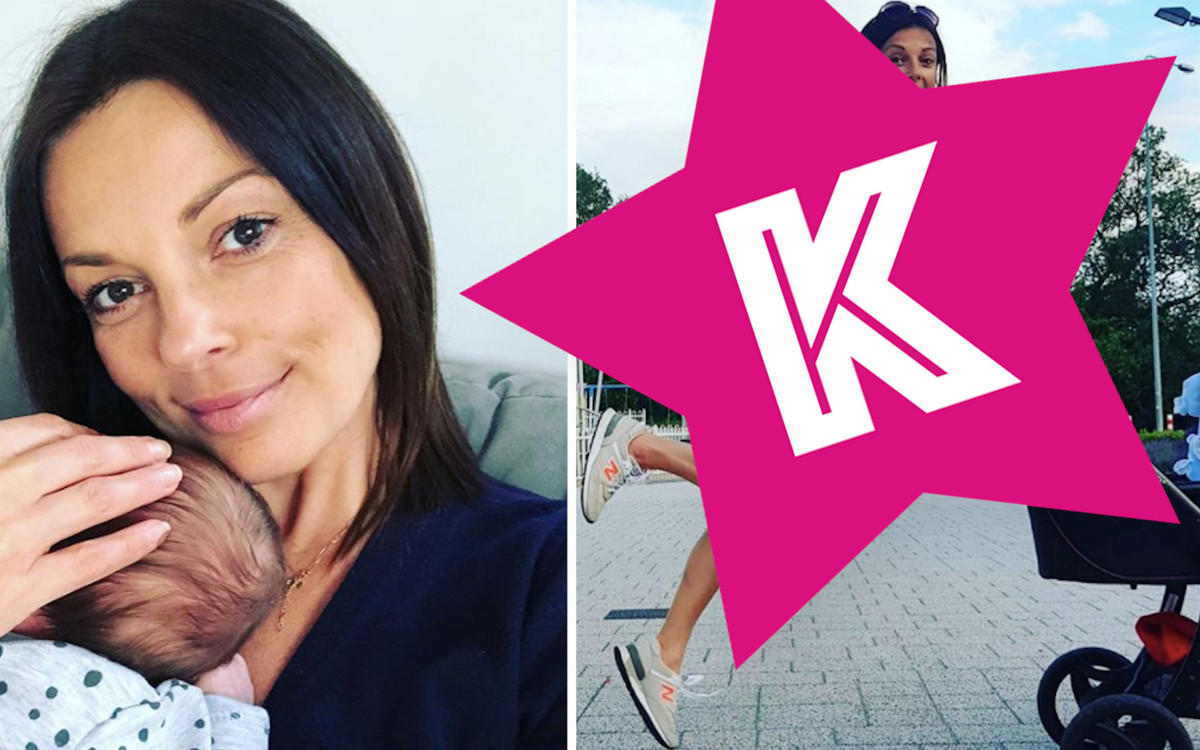 Katarzyna Glinka miesiąc po porodzie. Fani: “Jaka figura”