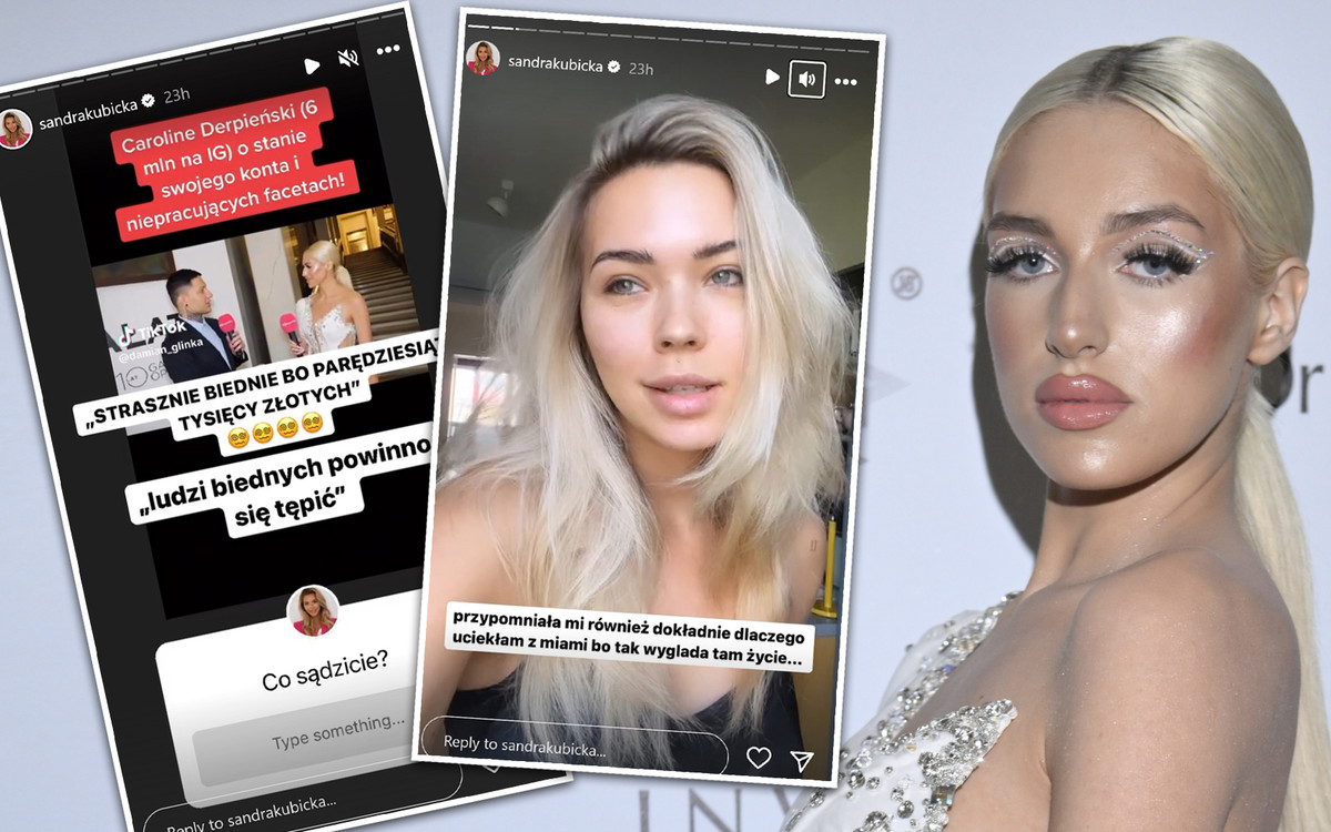 Caroline Derpieński UDERZA w Sandrę Kubicką! “Jest strasznie zdesperowana, próbuje się na mnie wybić”