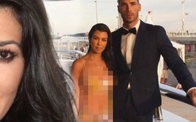 Kourtney Kardashian założyła tę sukienkę w Cannes i wywołała OBURZENIE