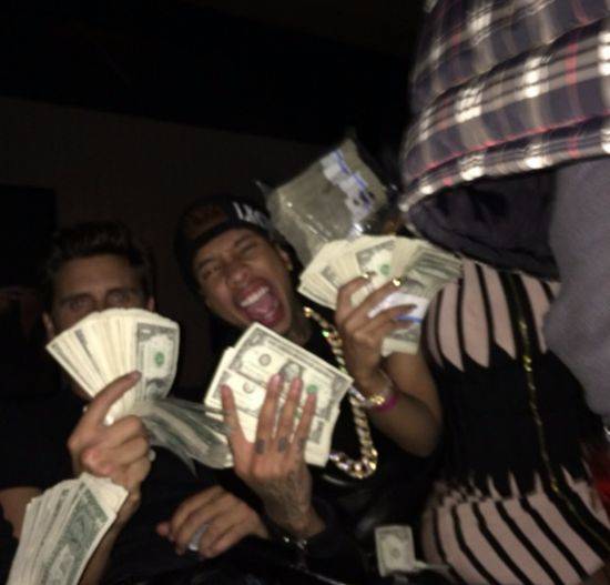 Scott Disick chwali się swoim bogactwem