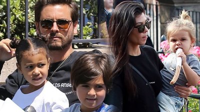 Kourtney i Scott z dziećmi w Disneylandzie – jak się zachowywali? (ZDJĘCIA)