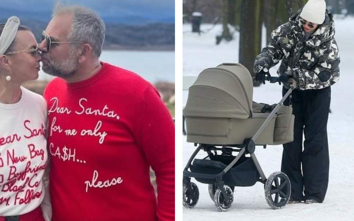 Katarzyna Sokołowska pochwaliła się świątecznymi kadrami. Co za urocza para i słodki synek Iwo