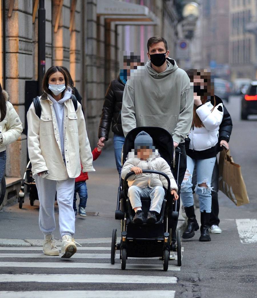 Marina i Wojtek z Liamem we Włoszech