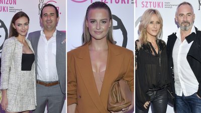 Celebryci w SKROMNYCH stylizacjach na Parapetówce u Grażyny Wolszczak