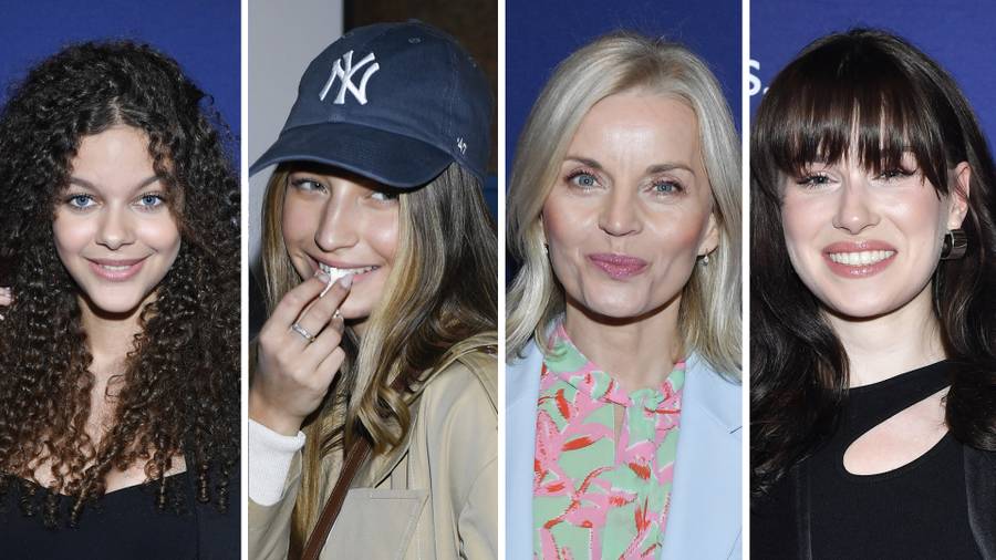 100-lecie Warner Bros. Discovery: Radosna Julia Wieniawa z popcornem, czarnowłosa Anna Maria Sieklucka, Małgorzata Foremniak