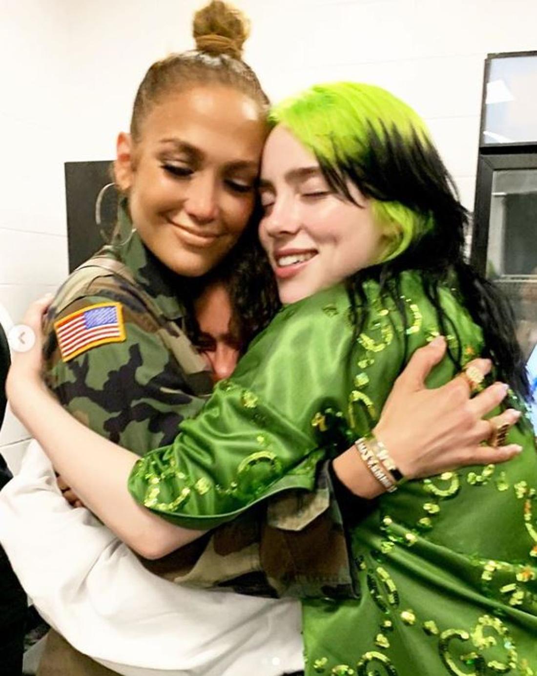 Jennifer Lopez z córką Billie Eilish