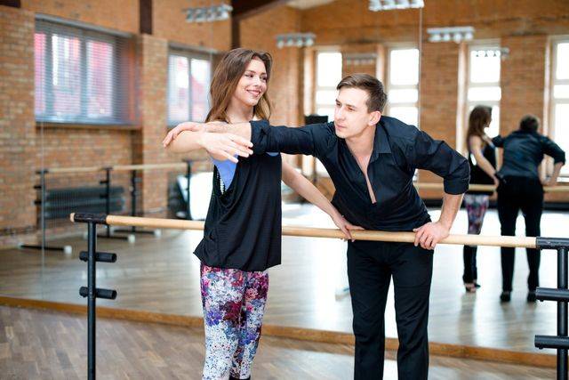 Klaudia Halejcio i Tomasz Barański na treningach do Tańca z gwiazdami