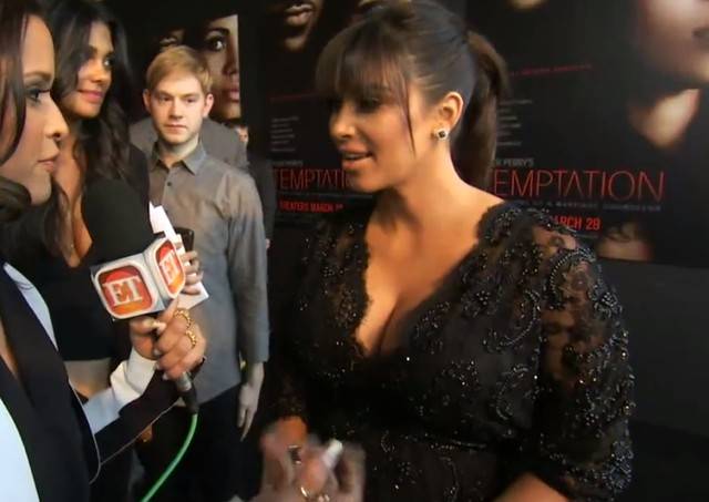 Kim Kardashian na premierze filmu Temptation