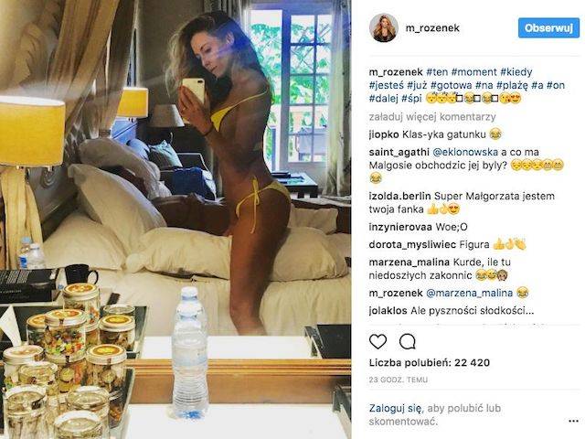 Chwile, kiedy Małgorzata Rozenek na Instagramie posunęła się ZA DALEKO