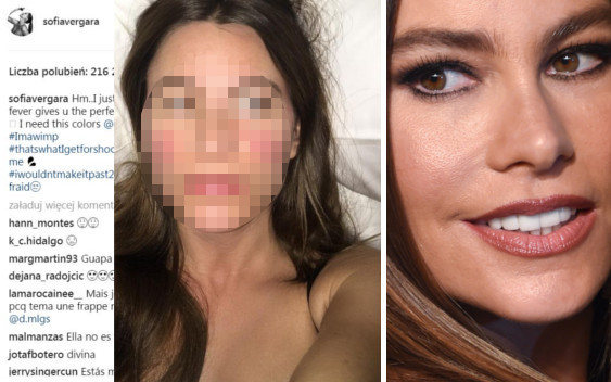 O SZOK… Nie ma szans, NIE POZNASZ Sofii Vergary bez makijażu! (Instagram)
