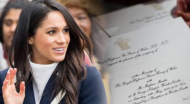 WPADKA na zaproszeniach na ślub Meghan i Harry’ego?