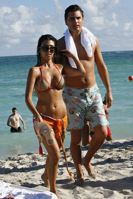 Kourtney Kardashian na początku kariery celebryckiej