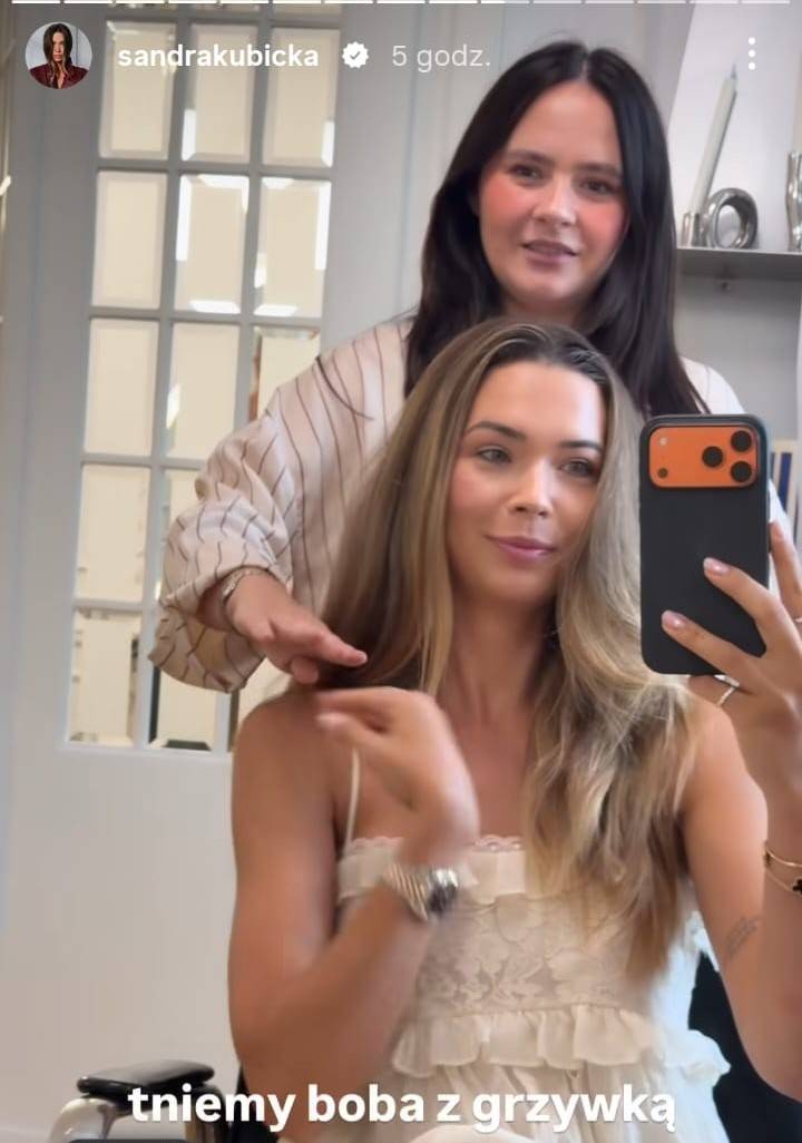 Sandra Kubicka zaszalała z fryzurą, fot. Instagram