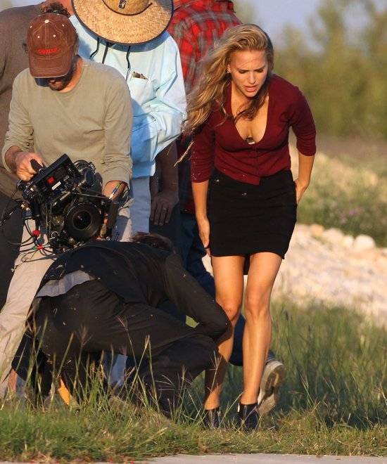Natalie Portman na planie filmu
