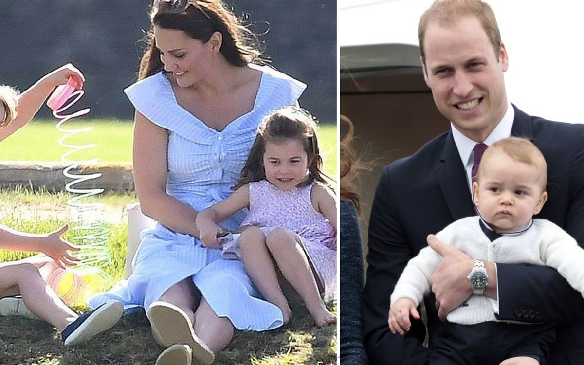 Charlotte i George TAK nazywają tatę, gdy czegoś chcą!