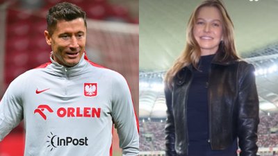 Ania Lewandowska z córkami kibicuje na Narodowym. Klara to cały Robert!
