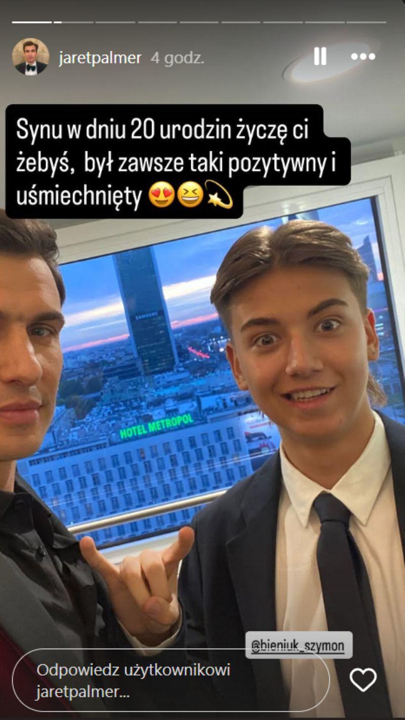 Jarosław Bieniuk syn/Instagram/jaretpalmer