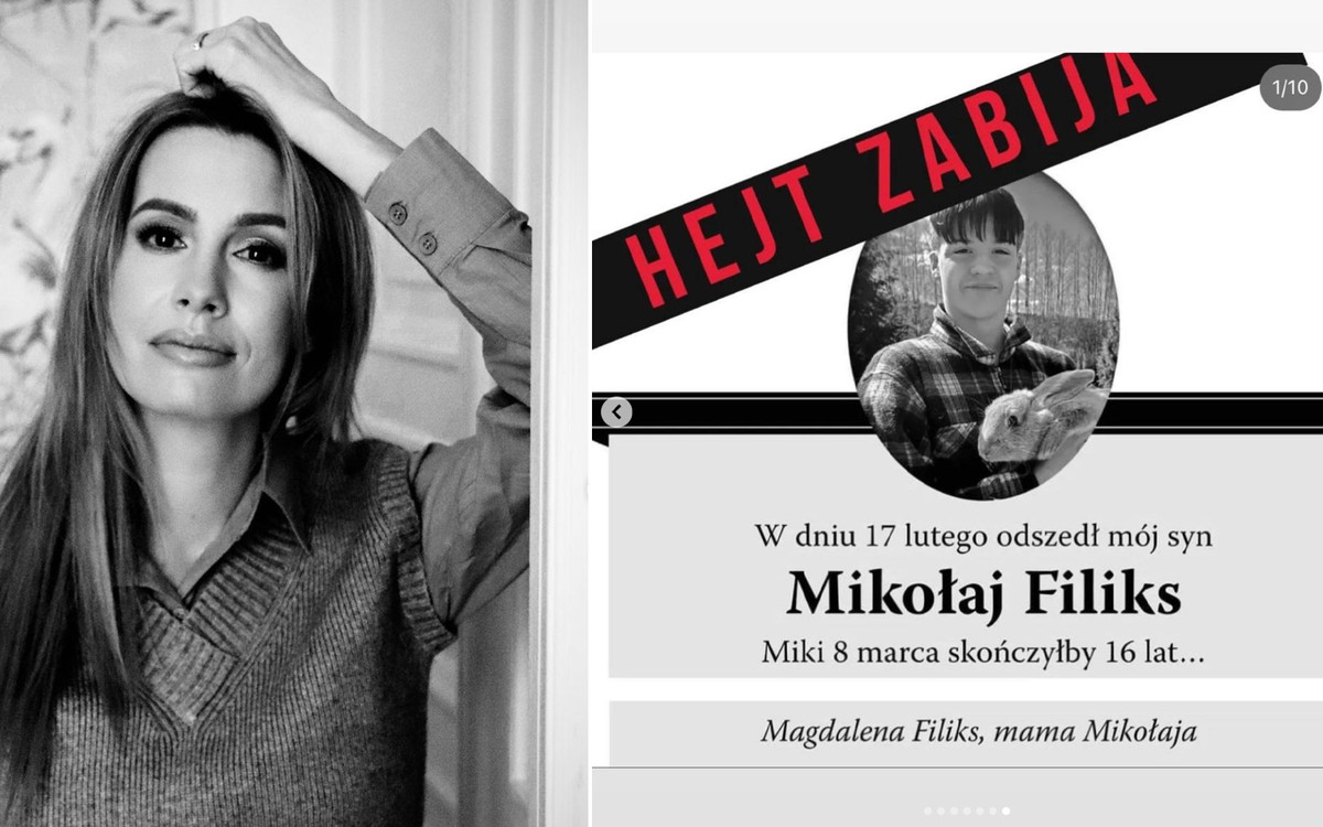 Agnieszka Hyży w ostrych słowach o hejcie po śmierci 15-letniego Mikołaja Filiksa