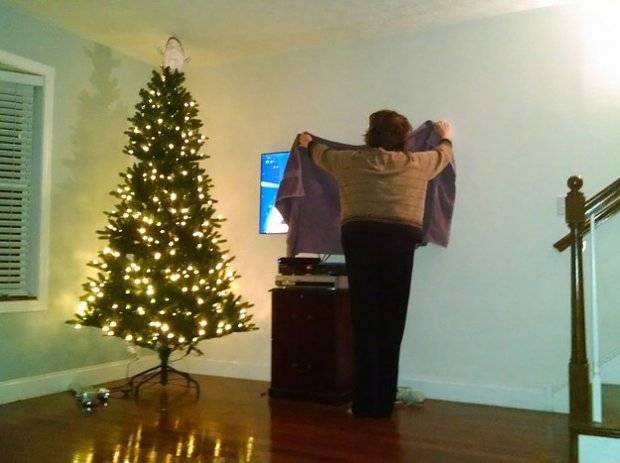 Mama z ręcznikiem bohaterką memów