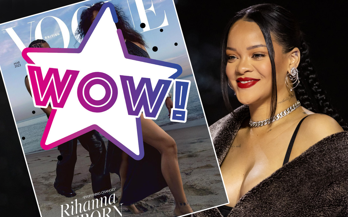 Rihanna zadebiutowała na okładce Vogue! Towarzyszył jej synek i A$AP Rocky