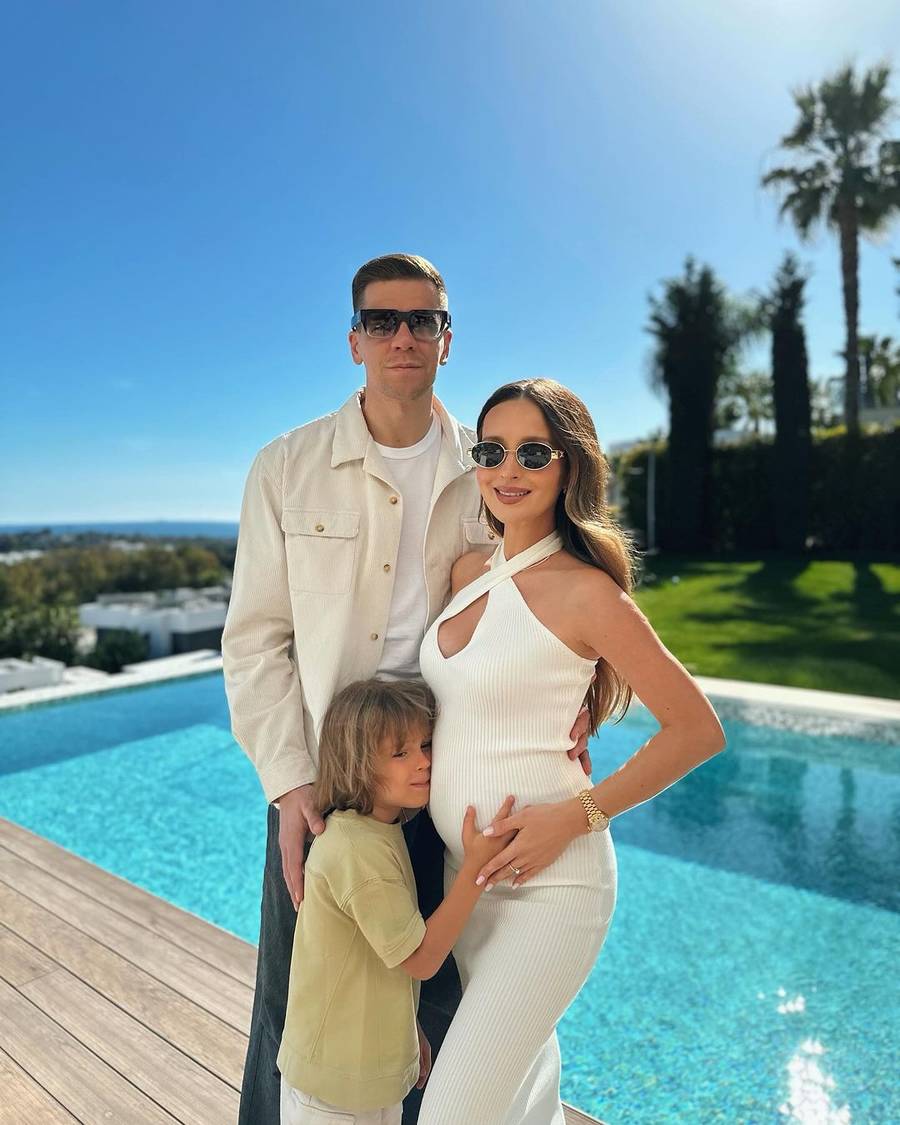 Marina Łuczenko-Szczęsna, Wojciech Szczęsny, fot. Instagram.