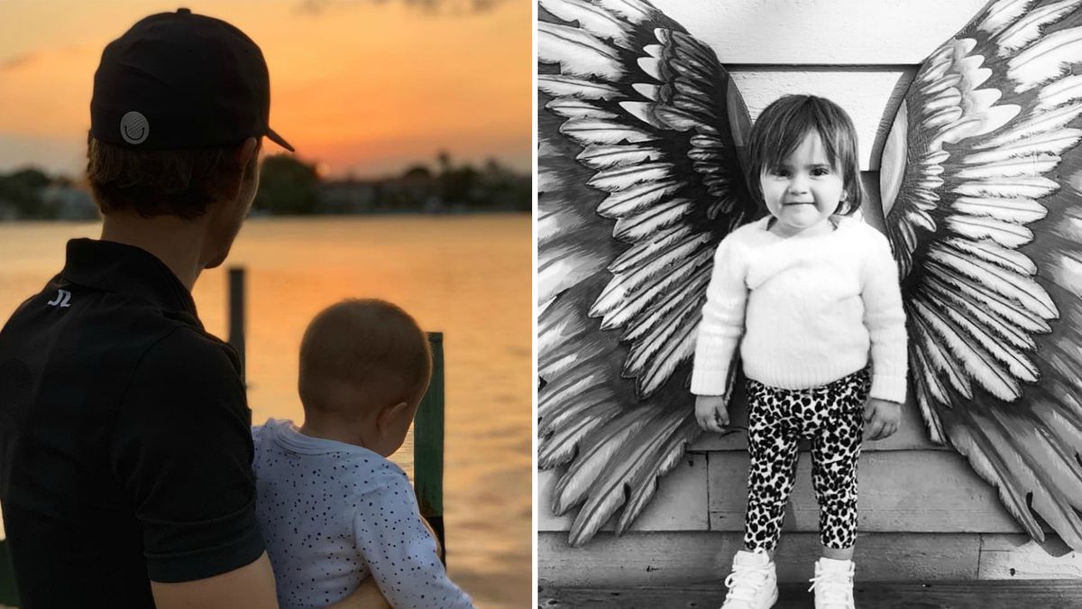 Camilo Villegas z córką/fot. Instagram/camilovillegasofficial/maria_ochoam