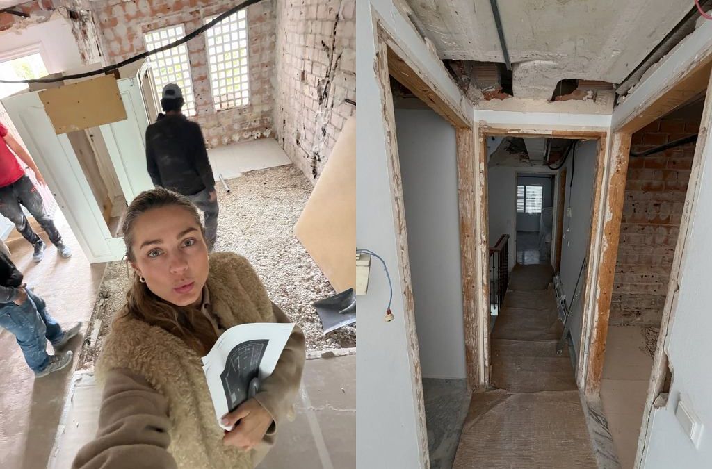 Socha pokazała dom w całkowitej rozsypce. A było tak luksusowo... Fot. Instagram.