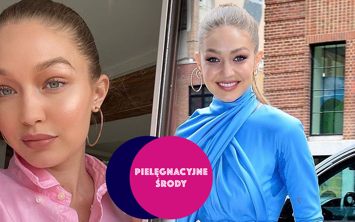 Ciążowy makijaż Gigi Hadid. Modelka stawia na krzaczaste brwi i dużo rozświetlacza (PIELĘGNACYJNE ŚRODY)