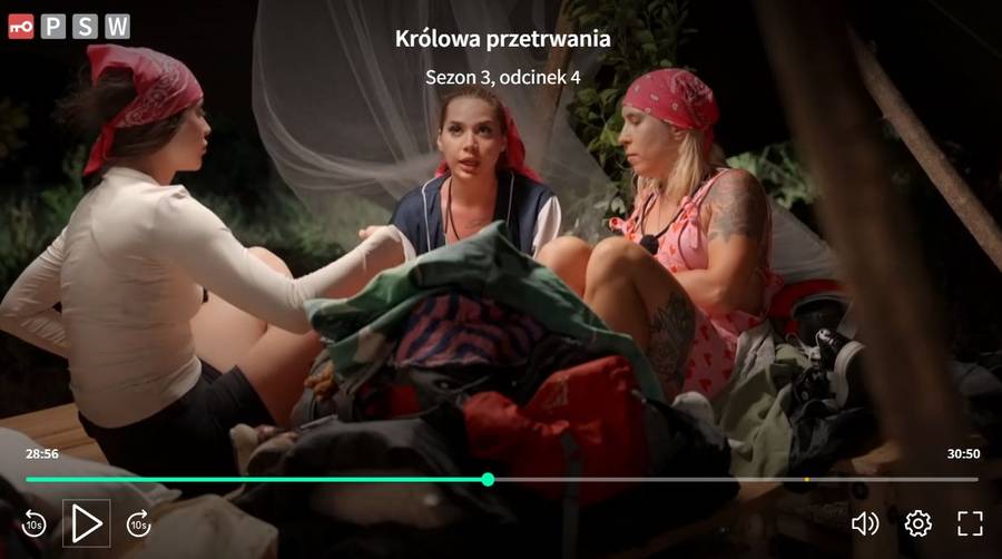 Screen Player "Królowa przetrwania"