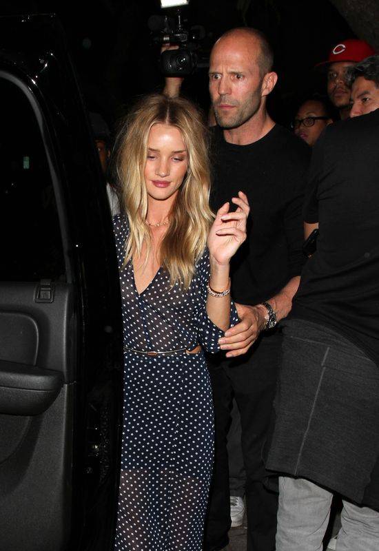 Rosie Huntington-Whiteley i Jason Statham razem