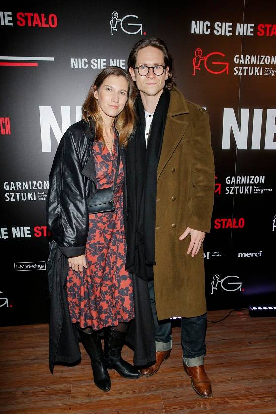 Premiera spektaklu “Nic się nie stało”. Karolina Pisarek-Salla i Roger Salla, Danuta Stenka, Katarzyna Zielińska