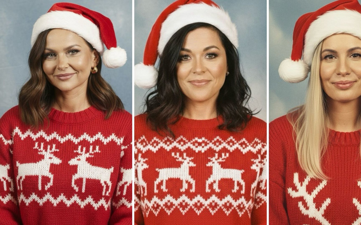 Świąteczna sesja zdjęciowa w “Halo tu Polsat”. Widzowie: “Poniosło was”