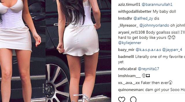 Ewolucja pupy Kylie Jenner