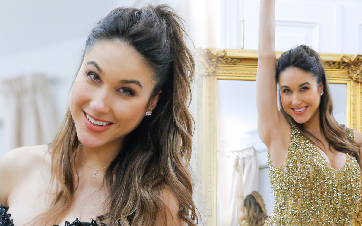 Ida Nowakowska mierzy kreacje na Sylwestra z TVP. W jednej wygląda jak w sukni ślubnej!