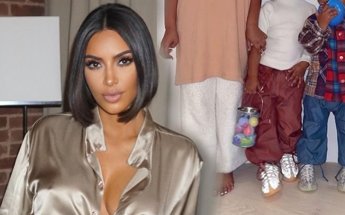 Kim Kardashian pokazała wszystkie swoje dzieci na jednej fotografii. Jak jej się to udało?