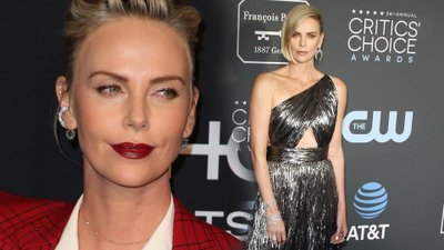 Charlize Theron o krok od wpadki. Gwiazda tak się rozemocjonowała, że nie okiełznała szlafroka