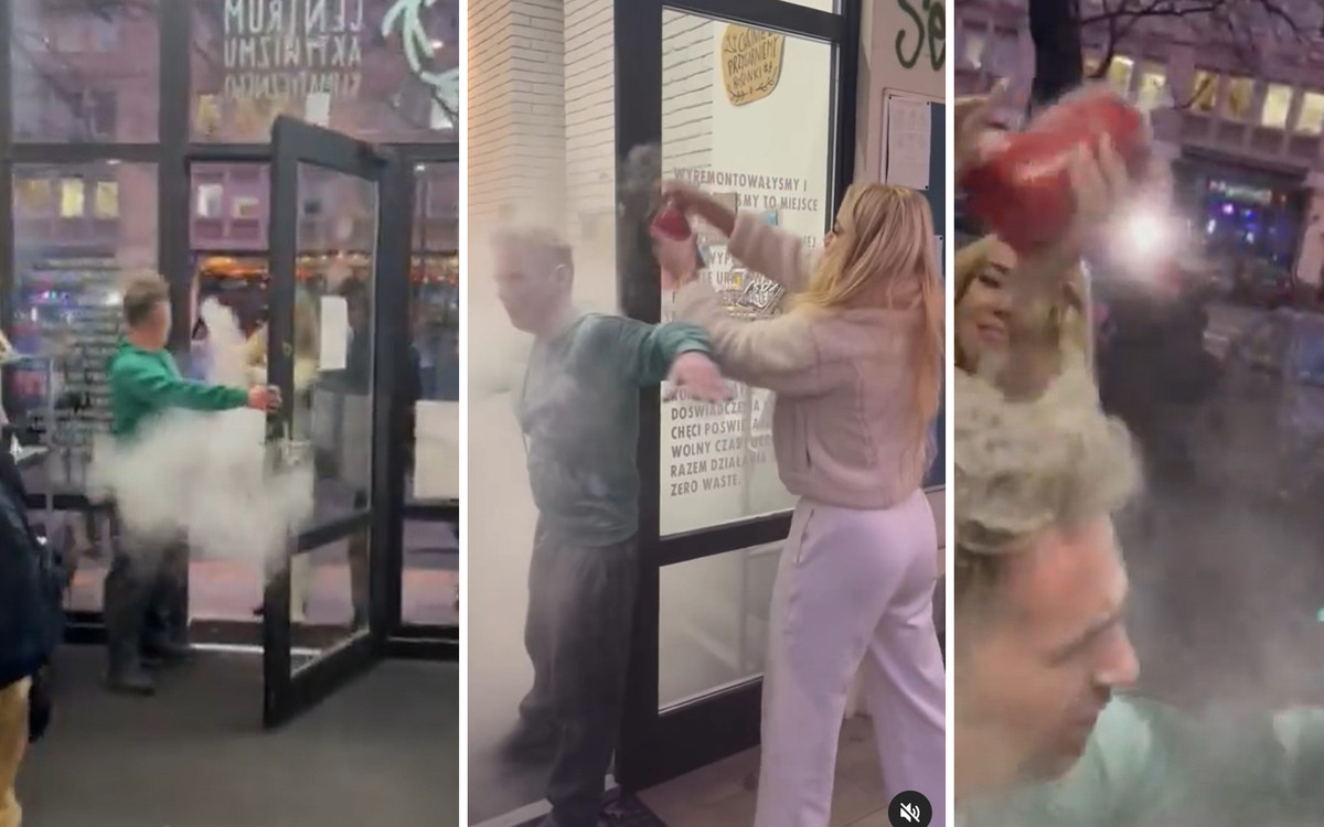 Schreiber ZAATAKOWAŁA GAŚNICĄ siedzibę Ostatniego Pokolenia! Jest komentarz prokuratury