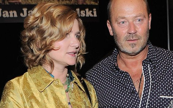 Grażyna Błęcka Kolska z byłym mężem pierwszy raz na planie po śmierci córki