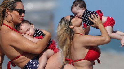 Coco Austin z córeczką Chanel podbijają Miami (FOTO)