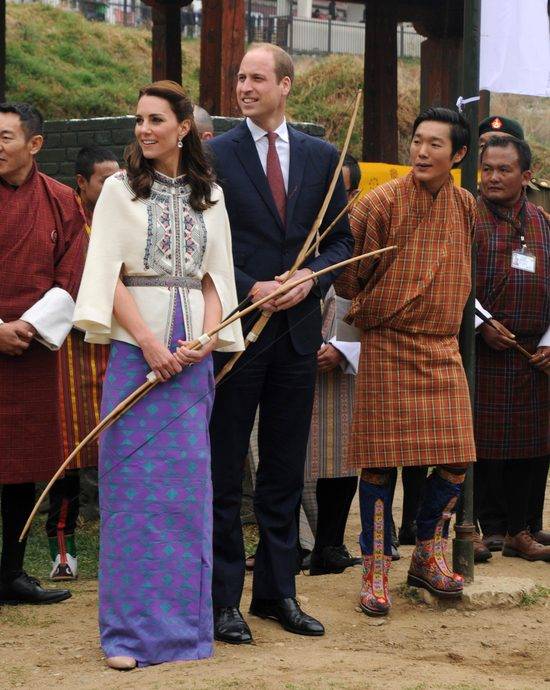 Księżna Kate i książę William w Bhutanie