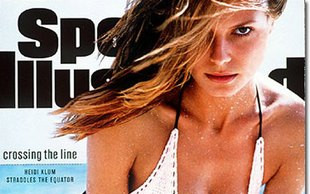 Heidi Klum pokazała piersi na plaży