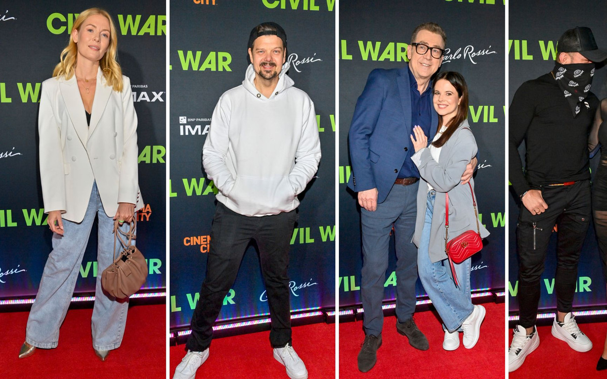 Premiera filmu “Civil war”. Trybson ukrywa się pod bandamą, Jacek Rozenek, Karolina Chapko…