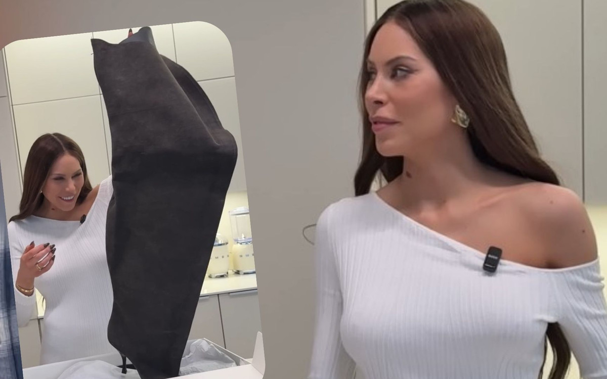 Julia Von Stein kupiła gigantyczne buty, w których nie da się chodzić. Cena powala