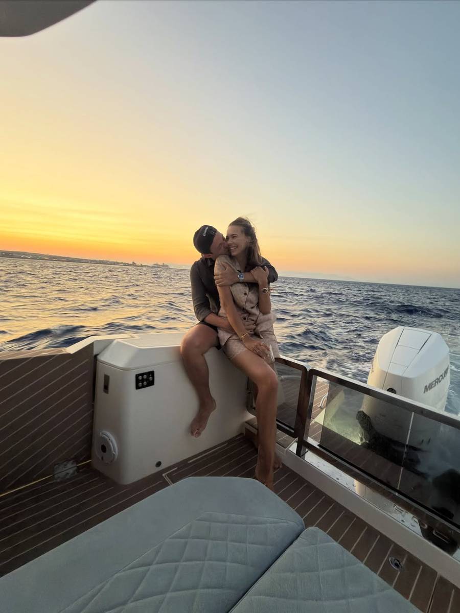 Sandra Kubicka i Adam Zaorski w Grecji, fot. Instagram