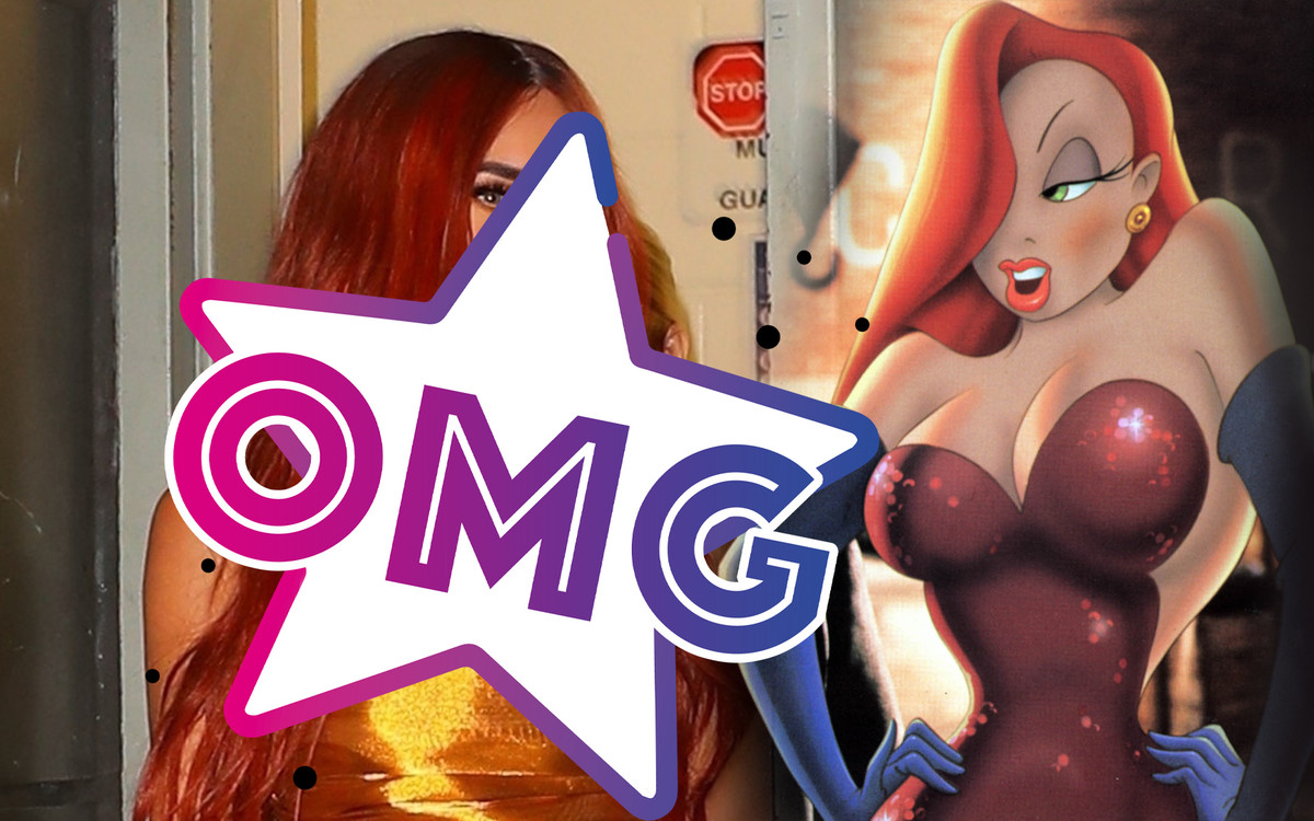 Megan Fox wystylizowana jak Jessica Rabbit idzie na randkę z Machine Gun Kellym (ZDJĘCIA)