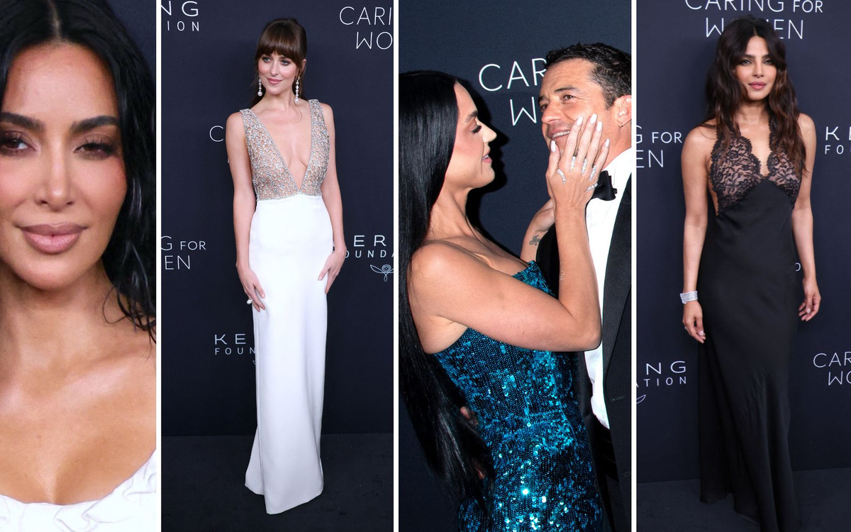 Plejada Hollywood na imprezie New York Fashion Week. Katy Perry i Orlando Bloom obściskują się na ściance